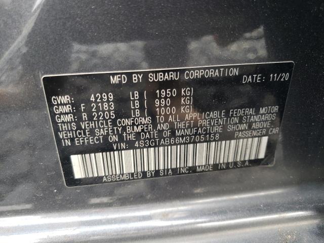 Photo 12 VIN: 4S3GTAB66M3705158 - SUBARU IMPREZA 