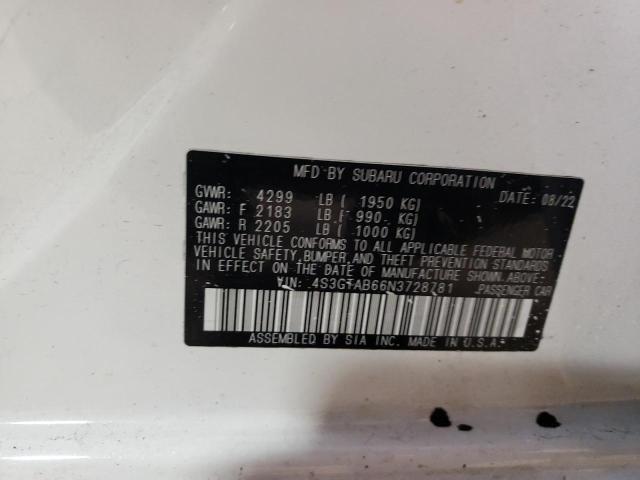 Photo 11 VIN: 4S3GTAB66N3728781 - SUBARU IMPREZA 