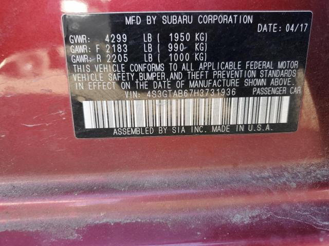 Photo 11 VIN: 4S3GTAB67H3731936 - SUBARU IMPREZA 