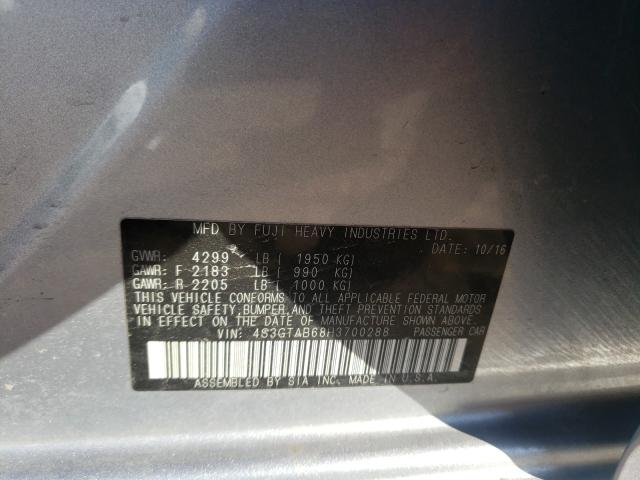 Photo 9 VIN: 4S3GTAB68H3700288 - SUBARU IMPREZA PR 