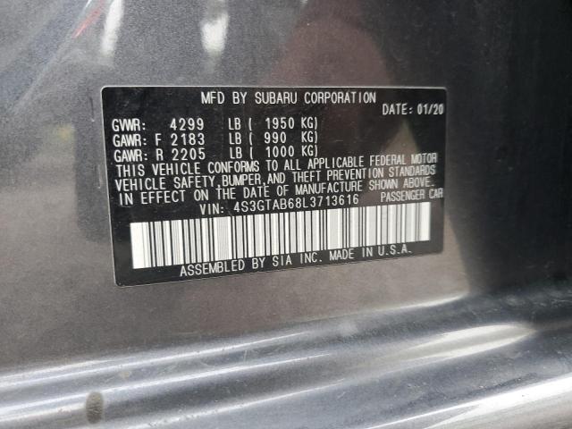 Photo 11 VIN: 4S3GTAB68L3713616 - SUBARU IMPREZA 