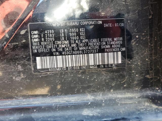 Photo 11 VIN: 4S3GTAB68L3727337 - SUBARU IMPREZA 