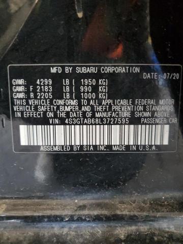 Photo 12 VIN: 4S3GTAB68L3727595 - SUBARU IMPREZA 