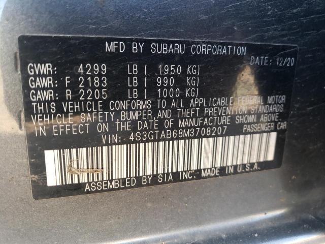 Photo 11 VIN: 4S3GTAB68M3708207 - SUBARU IMPREZA 