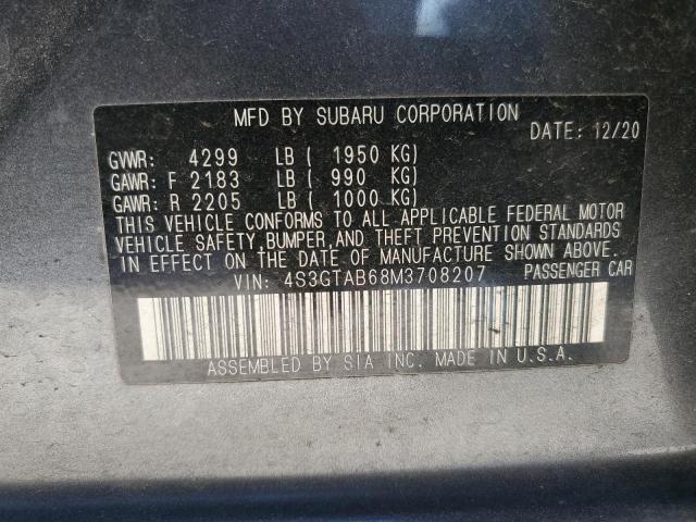 Photo 11 VIN: 4S3GTAB68M3708207 - SUBARU IMPREZA 