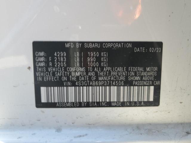 Photo 11 VIN: 4S3GTAB69P3714506 - SUBARU IMPREZA 