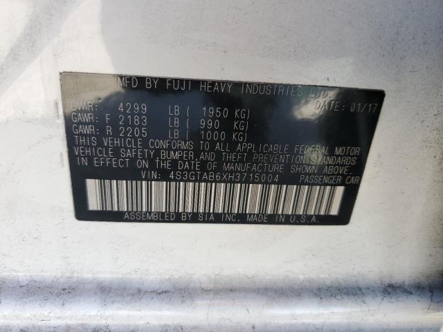 Photo 12 VIN: 4S3GTAB6XH3715004 - SUBARU IMPREZA PR 