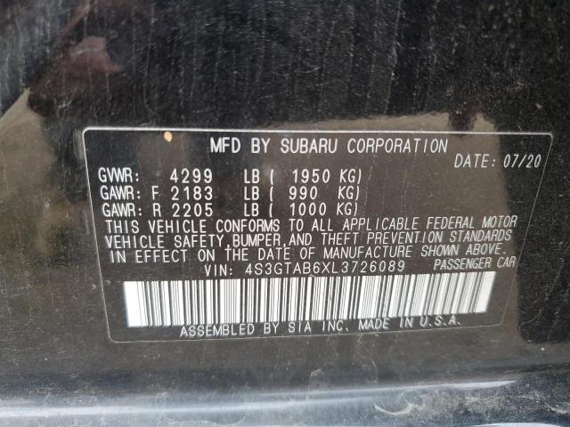 Photo 11 VIN: 4S3GTAB6XL3726089 - SUBARU IMPREZA 