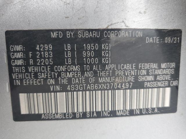 Photo 11 VIN: 4S3GTAB6XN3704497 - SUBARU IMPREZA 