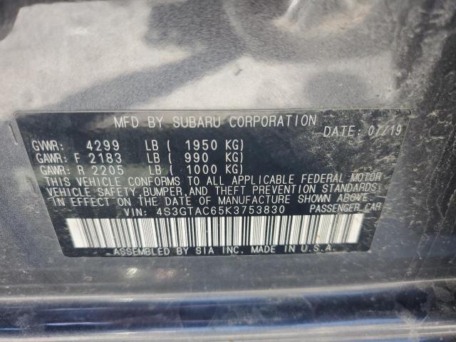 Photo 11 VIN: 4S3GTAC65K3753830 - SUBARU IMPREZA PR 