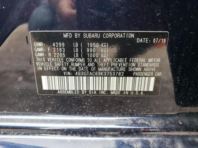 Photo 12 VIN: 4S3GTAC69K3753782 - SUBARU IMPREZA 