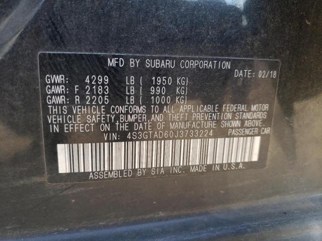 Photo 11 VIN: 4S3GTAD60J3733224 - SUBARU IMPREZA PR 