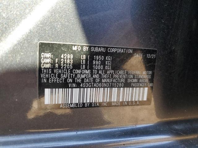 Photo 12 VIN: 4S3GTAD60N3715280 - SUBARU IMPREZA 