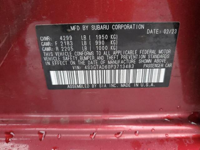 Photo 11 VIN: 4S3GTAD60P3713483 - SUBARU IMPREZA 