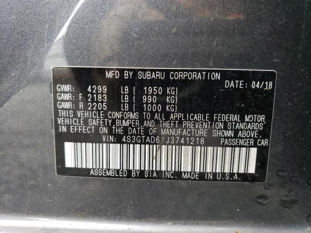 Photo 11 VIN: 4S3GTAD61J3741218 - SUBARU IMPREZA 