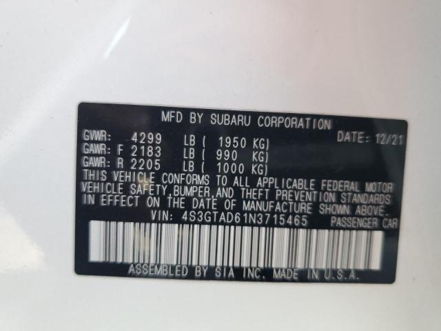 Photo 11 VIN: 4S3GTAD61N3715465 - SUBARU IMPREZA PR 