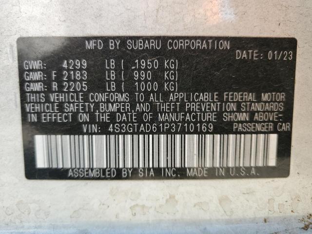 Photo 11 VIN: 4S3GTAD61P3710169 - SUBARU IMPREZA 