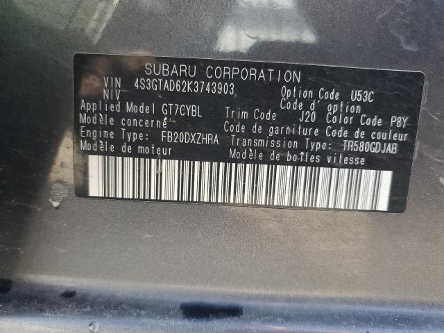 Photo 11 VIN: 4S3GTAD62K3743903 - SUBARU IMPREZA PR 