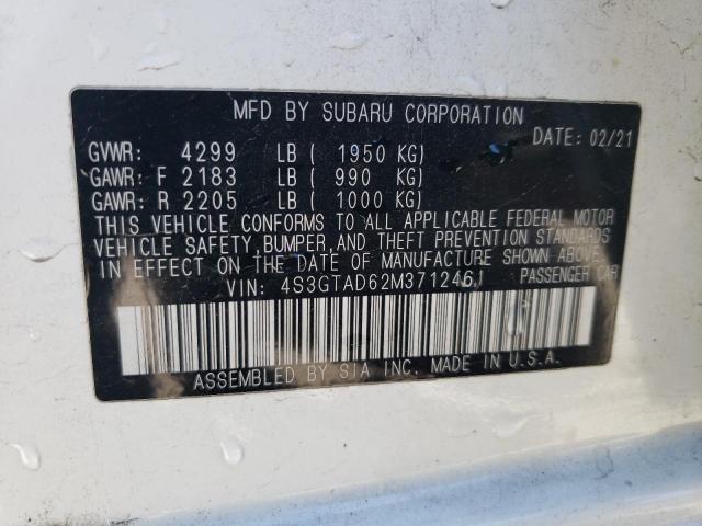 Photo 11 VIN: 4S3GTAD62M3712461 - SUBARU IMPREZA 