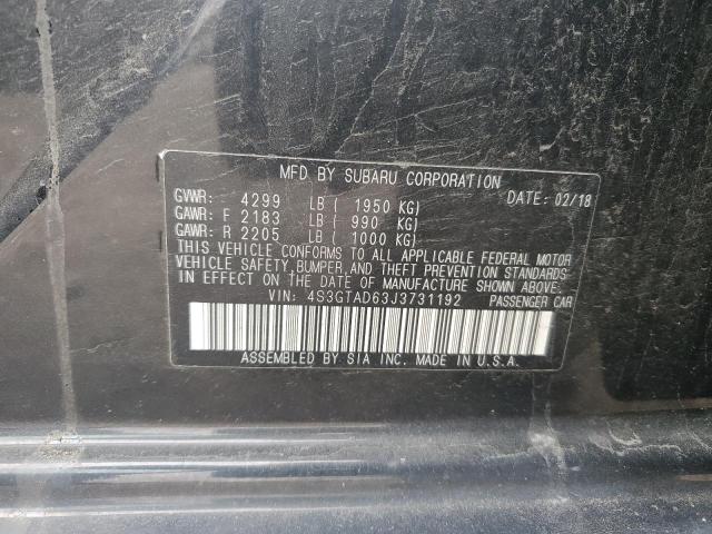 Photo 12 VIN: 4S3GTAD63J3731192 - SUBARU IMPREZA PR 