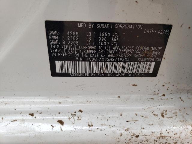 Photo 11 VIN: 4S3GTAD63N3719839 - SUBARU IMPREZA PR 