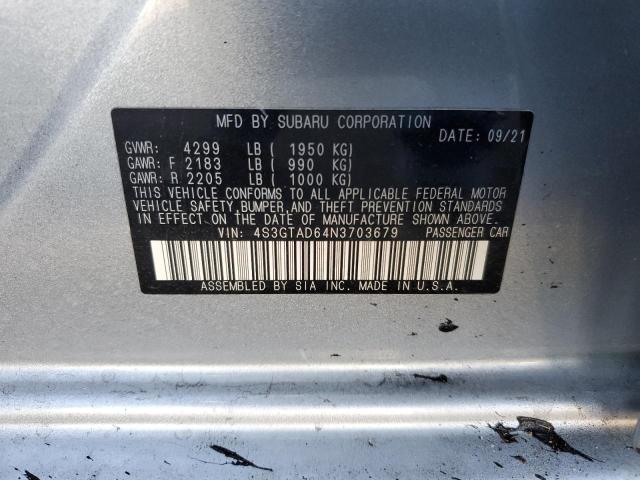 Photo 11 VIN: 4S3GTAD64N3703679 - SUBARU IMPREZA PR 