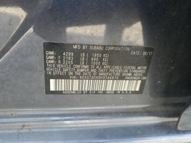 Photo 12 VIN: 4S3GTAD66H3746876 - SUBARU IMPREZA PR 