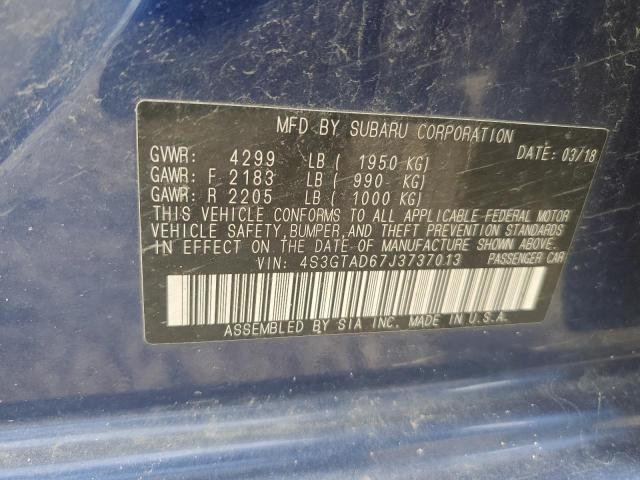 Photo 11 VIN: 4S3GTAD67J3737013 - SUBARU IMPREZA 