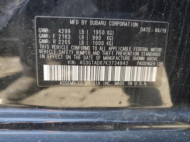 Photo 11 VIN: 4S3GTAD67K3734842 - SUBARU IMPREZA 