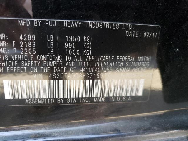 Photo 11 VIN: 4S3GTAD68H3718917 - SUBARU IMPREZA 