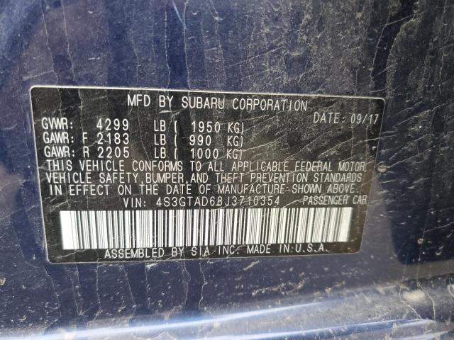 Photo 11 VIN: 4S3GTAD68J3710354 - SUBARU IMPREZA 