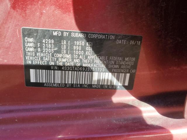 Photo 11 VIN: 4S3GTAD69J3751723 - SUBARU IMPREZA PR 