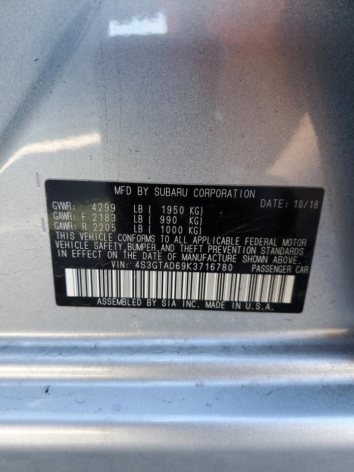 Photo 11 VIN: 4S3GTAD69K3716780 - SUBARU IMPREZA 