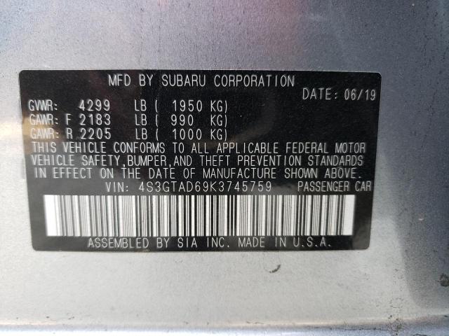 Photo 11 VIN: 4S3GTAD69K3745759 - SUBARU IMPREZA 