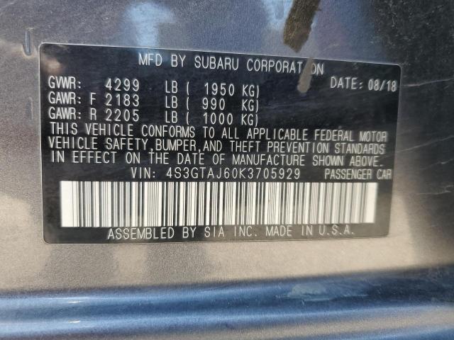 Photo 11 VIN: 4S3GTAJ60K3705929 - SUBARU IMPREZA SP 