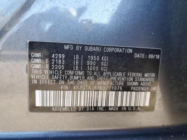 Photo 12 VIN: 4S3GTAJ63K3711076 - SUBARU IMPREZA SP 