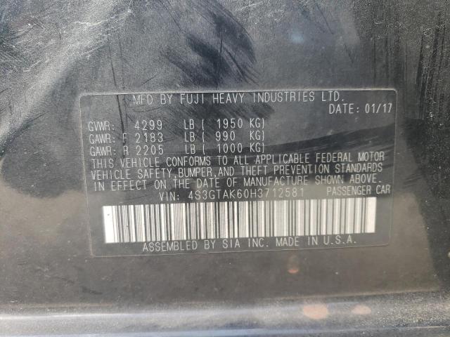 Photo 12 VIN: 4S3GTAK60H3712581 - SUBARU IMPREZA 