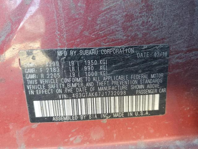 Photo 11 VIN: 4S3GTAK67J1732098 - SUBARU IMPREZA SP 