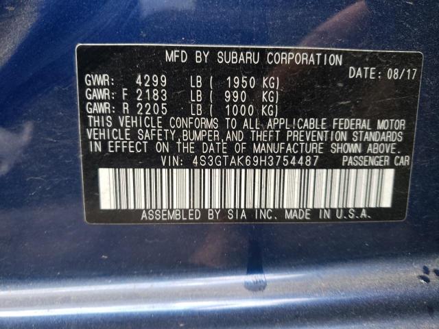 Photo 9 VIN: 4S3GTAK69H3754487 - SUBARU IMPREZA 