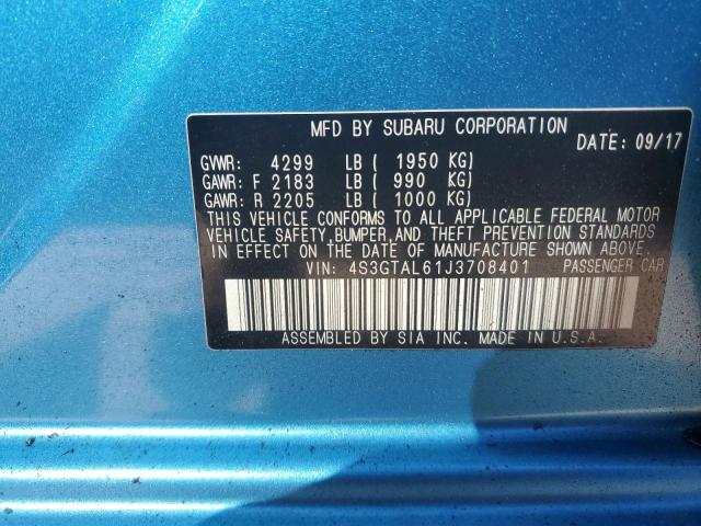 Photo 12 VIN: 4S3GTAL61J3708401 - SUBARU IMPREZA SP 