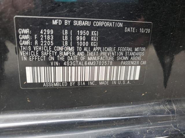 Photo 12 VIN: 4S3GTAL64M3702578 - SUBARU IMPREZA 