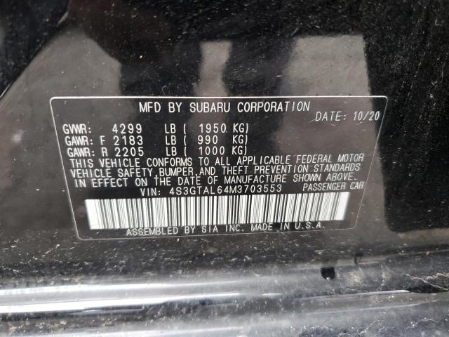 Photo 12 VIN: 4S3GTAL64M3703553 - SUBARU IMPREZA SP 