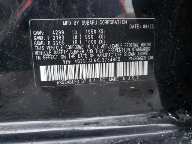 Photo 12 VIN: 4S3GTAL6XL3734885 - SUBARU IMPREZA 