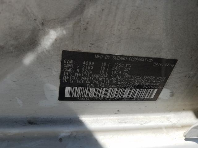 Photo 9 VIN: 4S3GTAM60J3742991 - SUBARU IMPREZA SP 