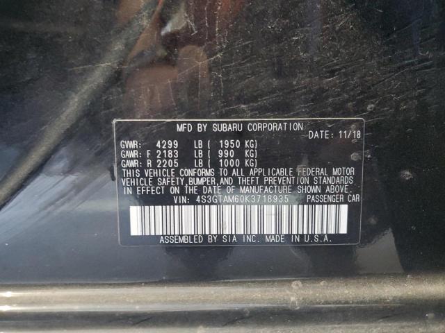 Photo 11 VIN: 4S3GTAM60K3718935 - SUBARU IMPREZA SP 