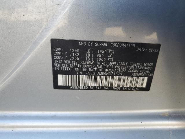 Photo 11 VIN: 4S3GTAM60N3718793 - SUBARU IMPREZA SP 