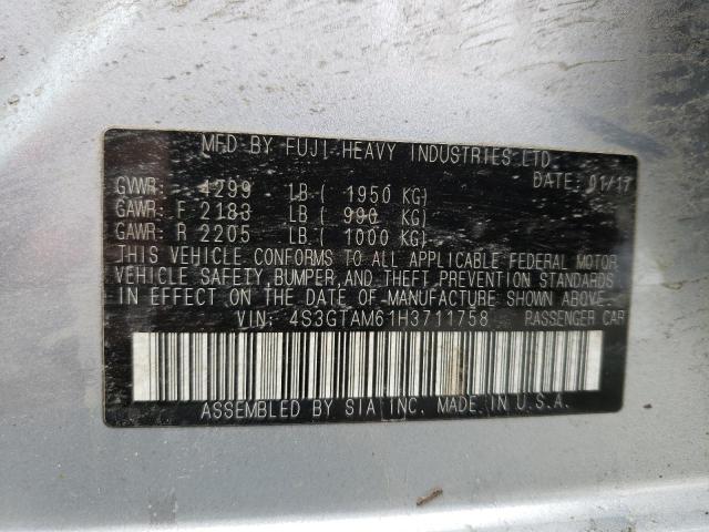 Photo 12 VIN: 4S3GTAM61H3711758 - SUBARU IMPREZA SP 