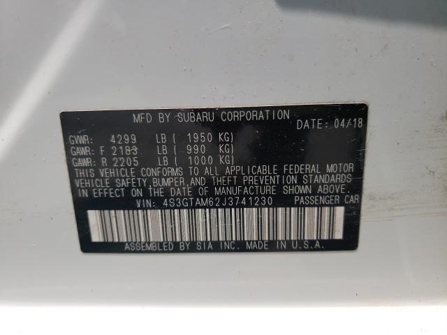 Photo 9 VIN: 4S3GTAM62J3741230 - SUBARU IMPREZA SP 