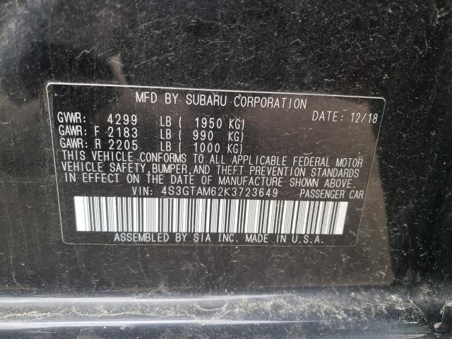 Photo 9 VIN: 4S3GTAM62K3723649 - SUBARU IMPREZA SP 