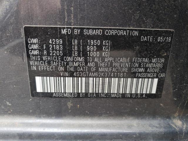 Photo 11 VIN: 4S3GTAM62K3741181 - SUBARU IMPREZA SP 